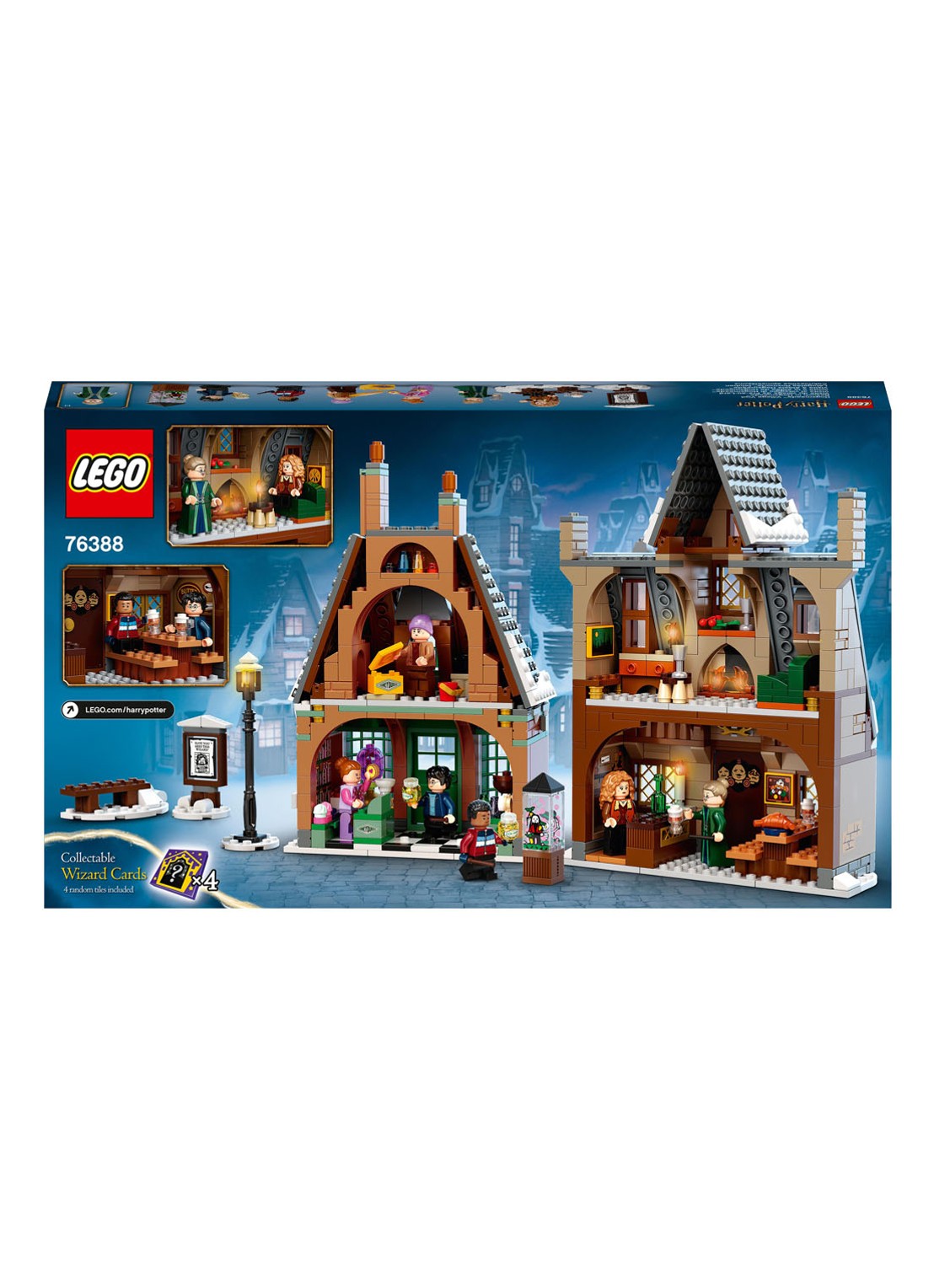 LEGO Harry Potter Zweinsveld Dorpsbezoek set - 76388 - detail 7 bruin
