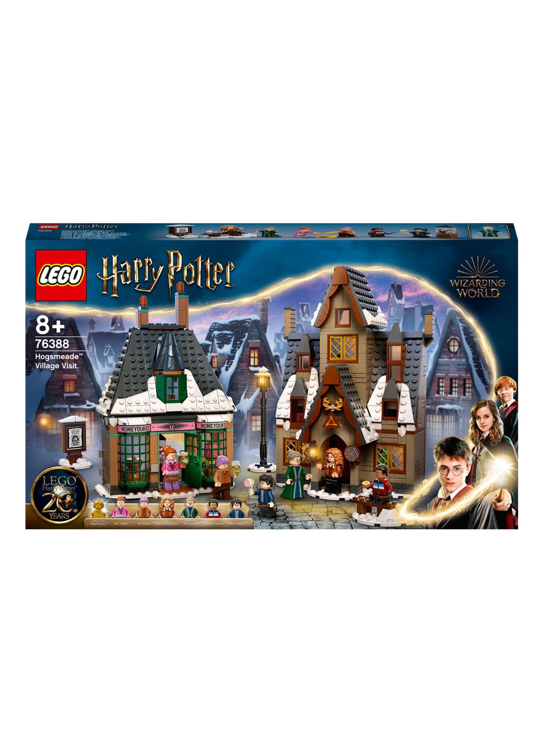 LEGO Harry Potter Zweinsveld Dorpsbezoek set - 76388 - voorkant bruin