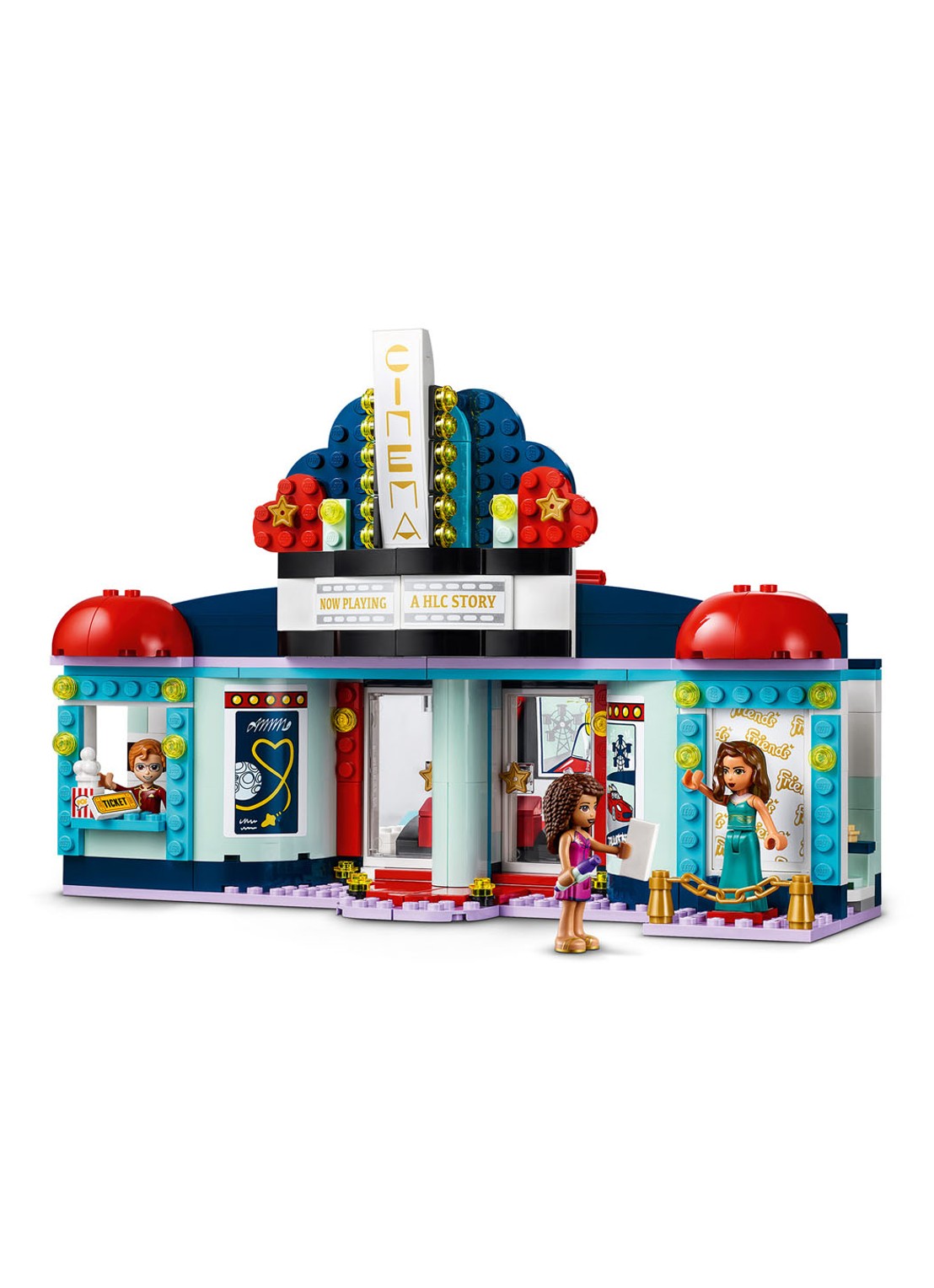 LEGO Heartlake City bioscoop - 41448 - voorkant 2 donkerblauw