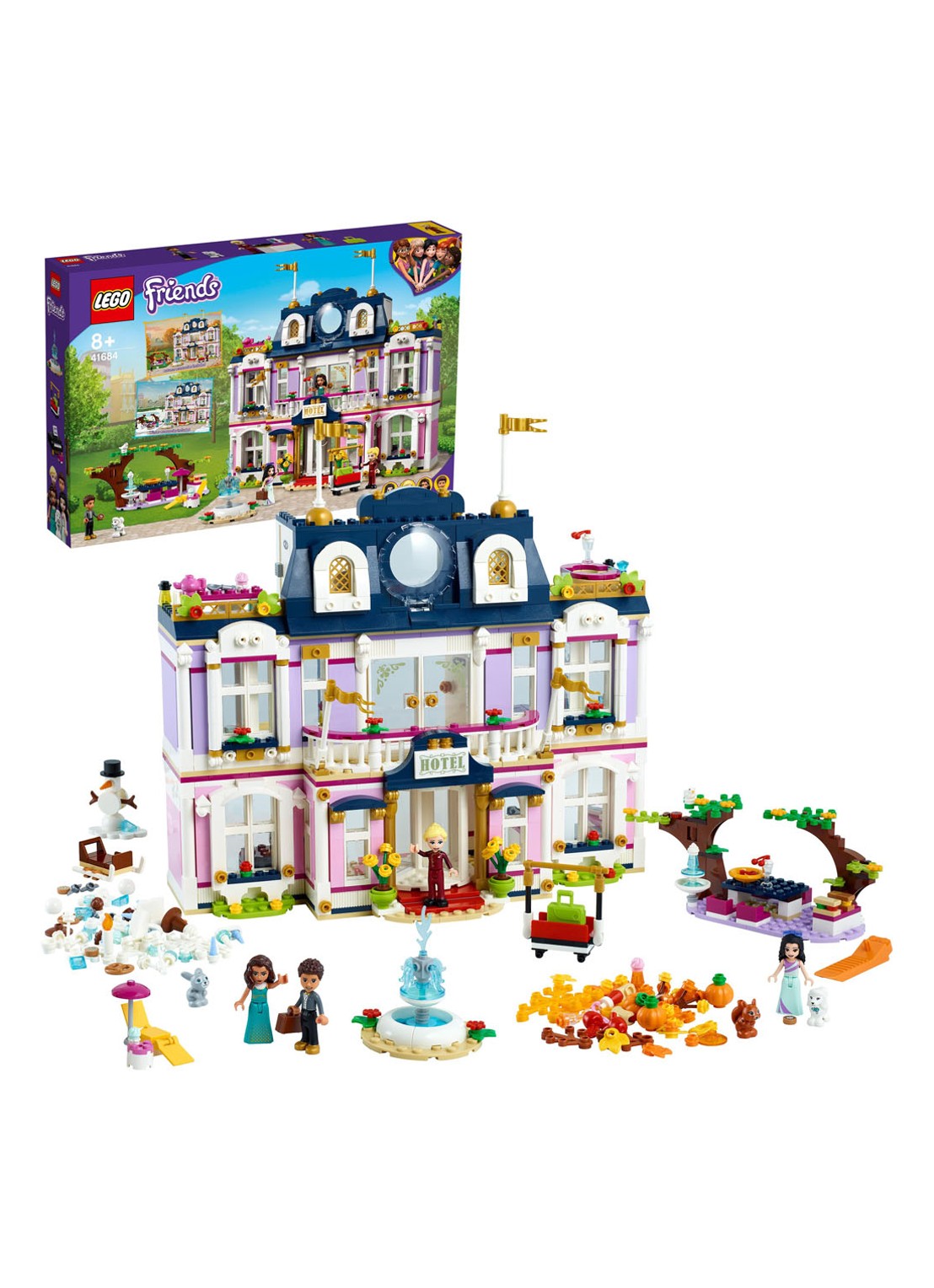 LEGO Heartlake City Grand Hotel Set - 41684 - detail 3 multicolor