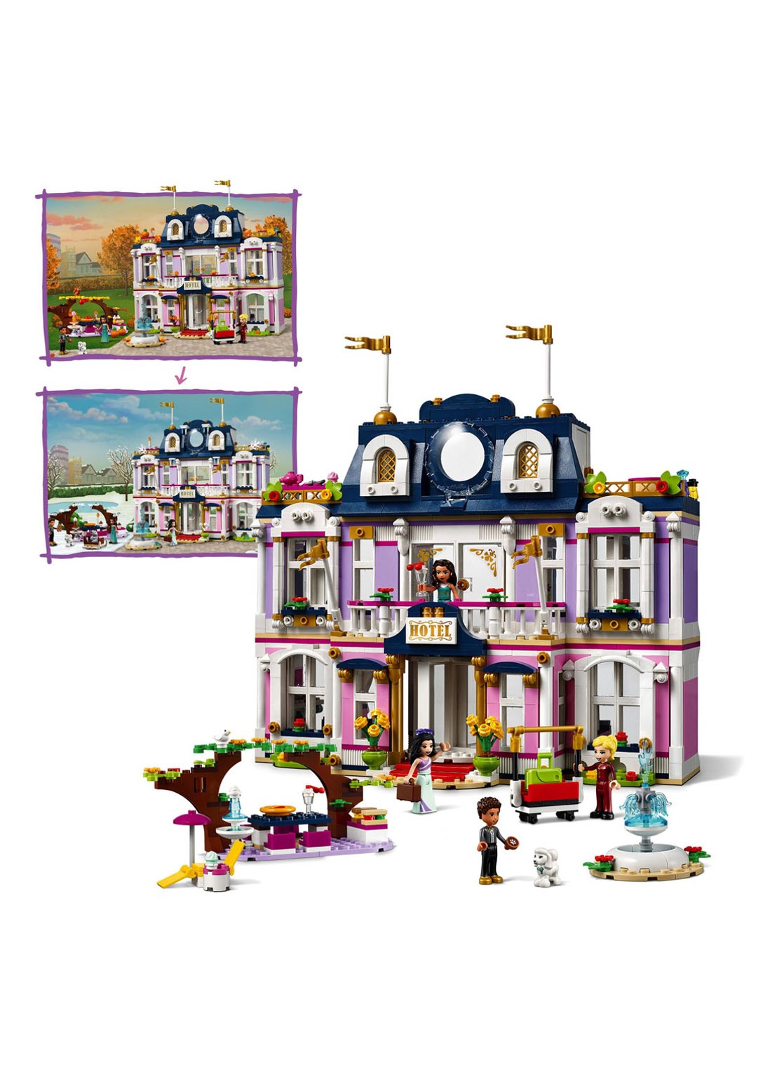 LEGO Heartlake City Grand Hotel Set - 41684 - detail 4 multicolor