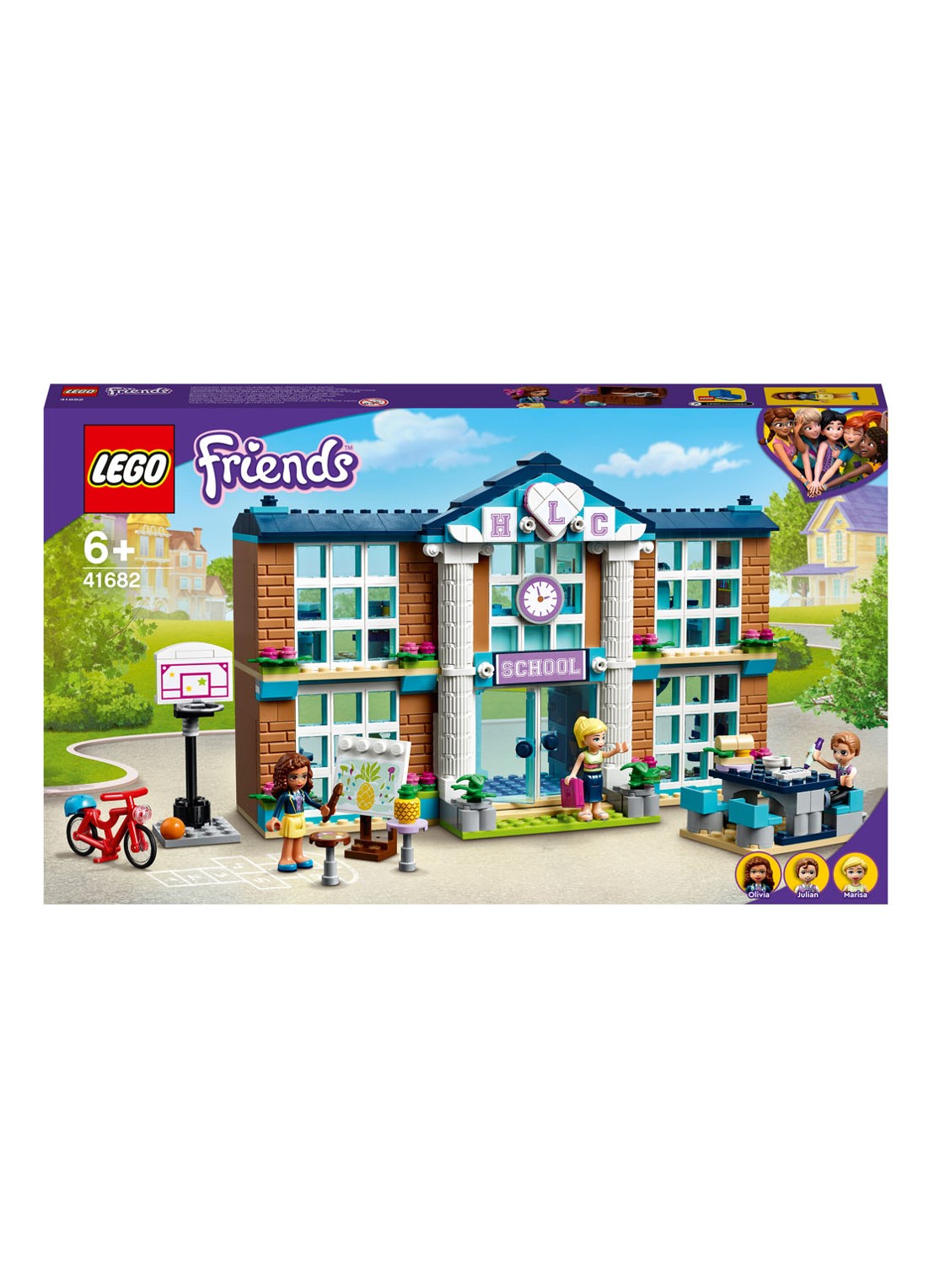 LEGO Heartlake City school Set - 41682 - voorkant 6 multicolor