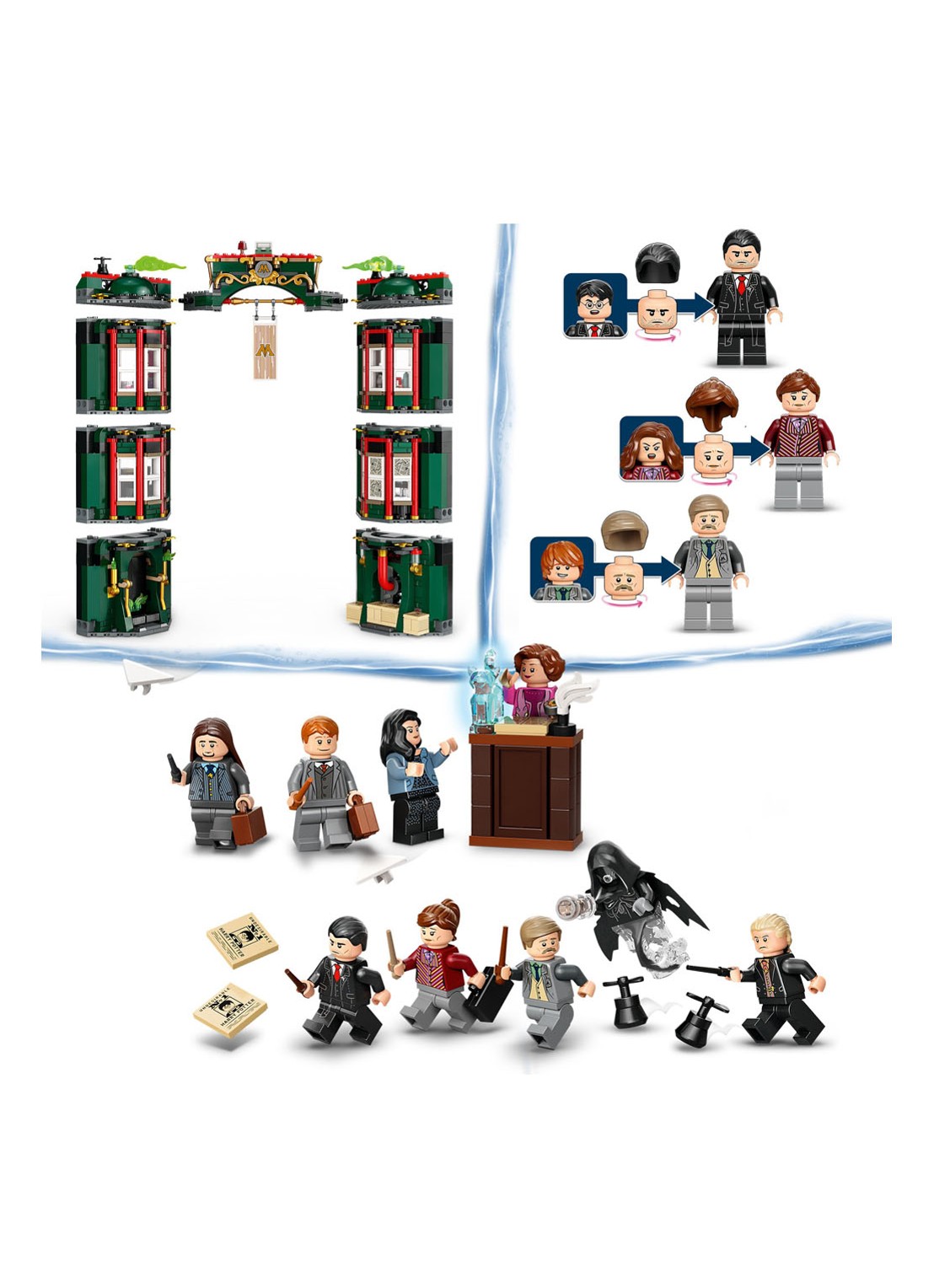 LEGO Het Ministerie van Toverkunst - 76403 - detail 5 multicolor