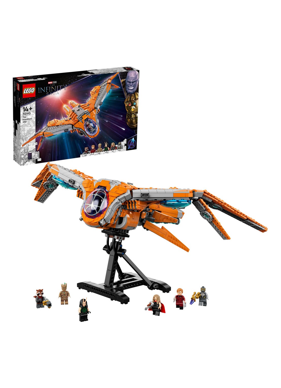 LEGO Het schip van de Guardians - 76193 - detail 3 orange