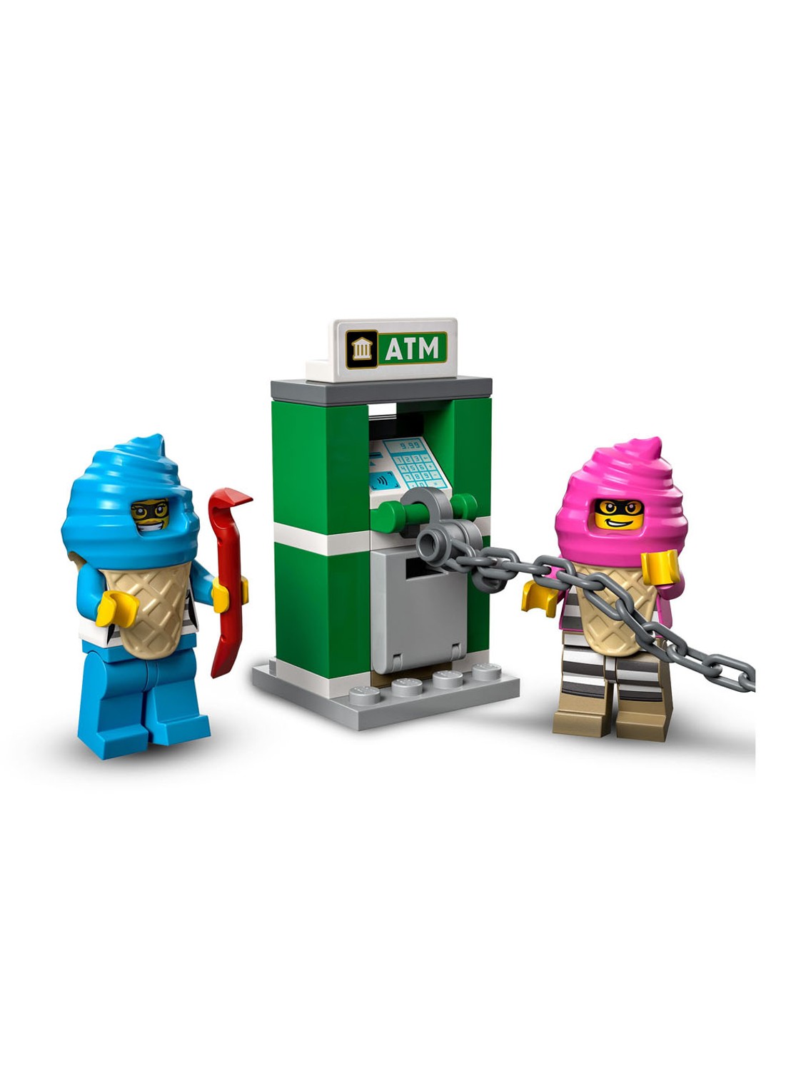 LEGO IJswagen Politieachtervolging bouwspeelgoed - 60314 - detail 4 multicolor