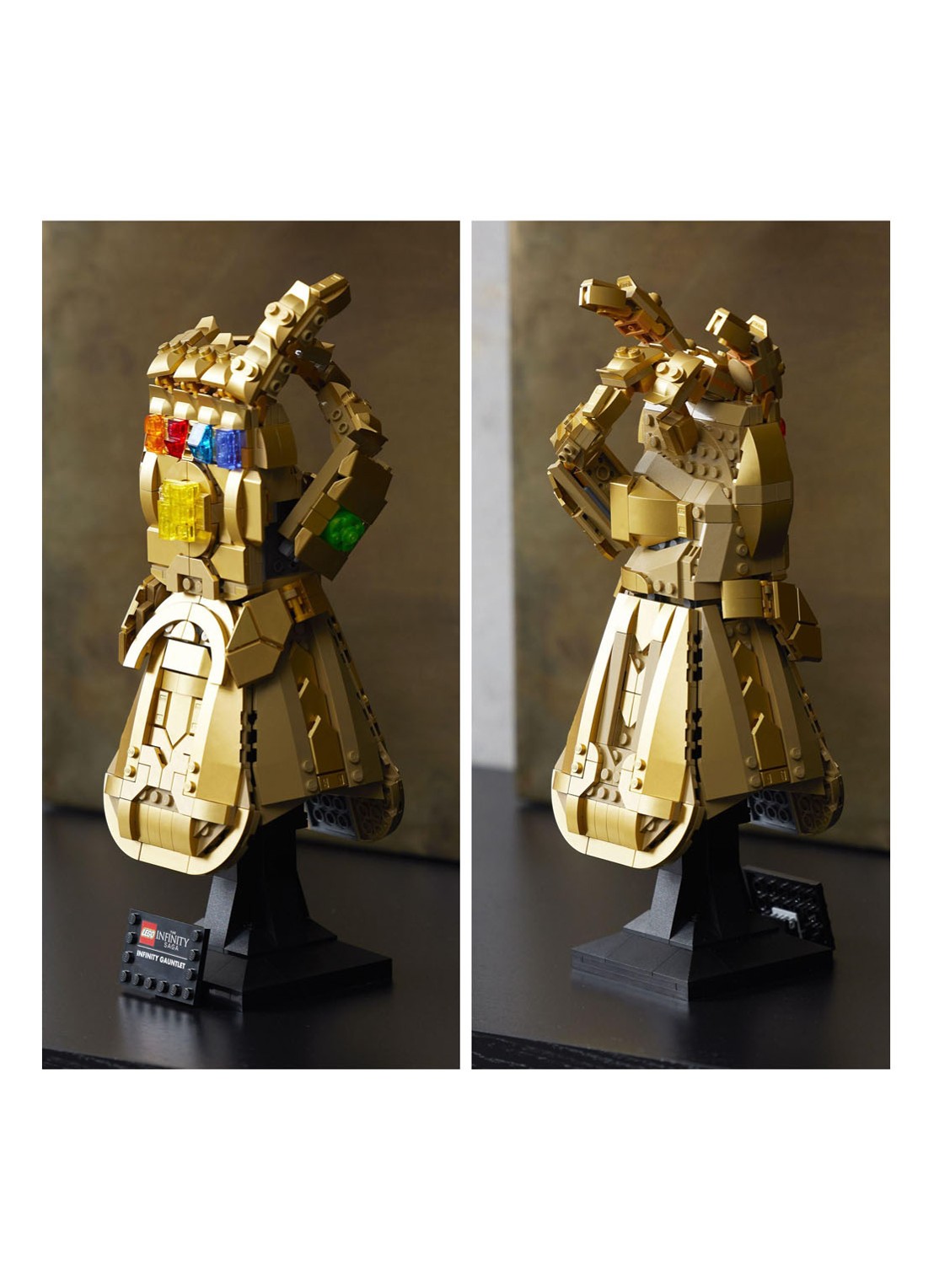 LEGO Infinity Gauntlet Thanos set - 76191 - detail 5 goud