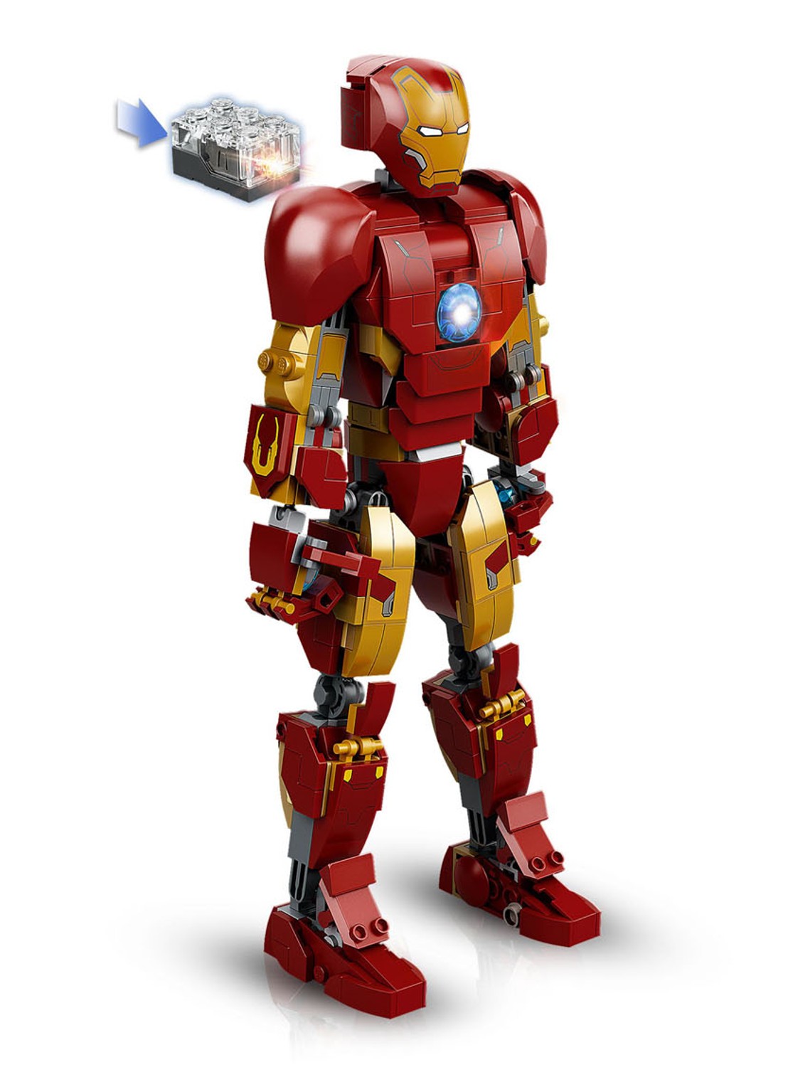 LEGO Iron Man Figuur bouwspeelgoed - 76206 - detail 2 multicolor