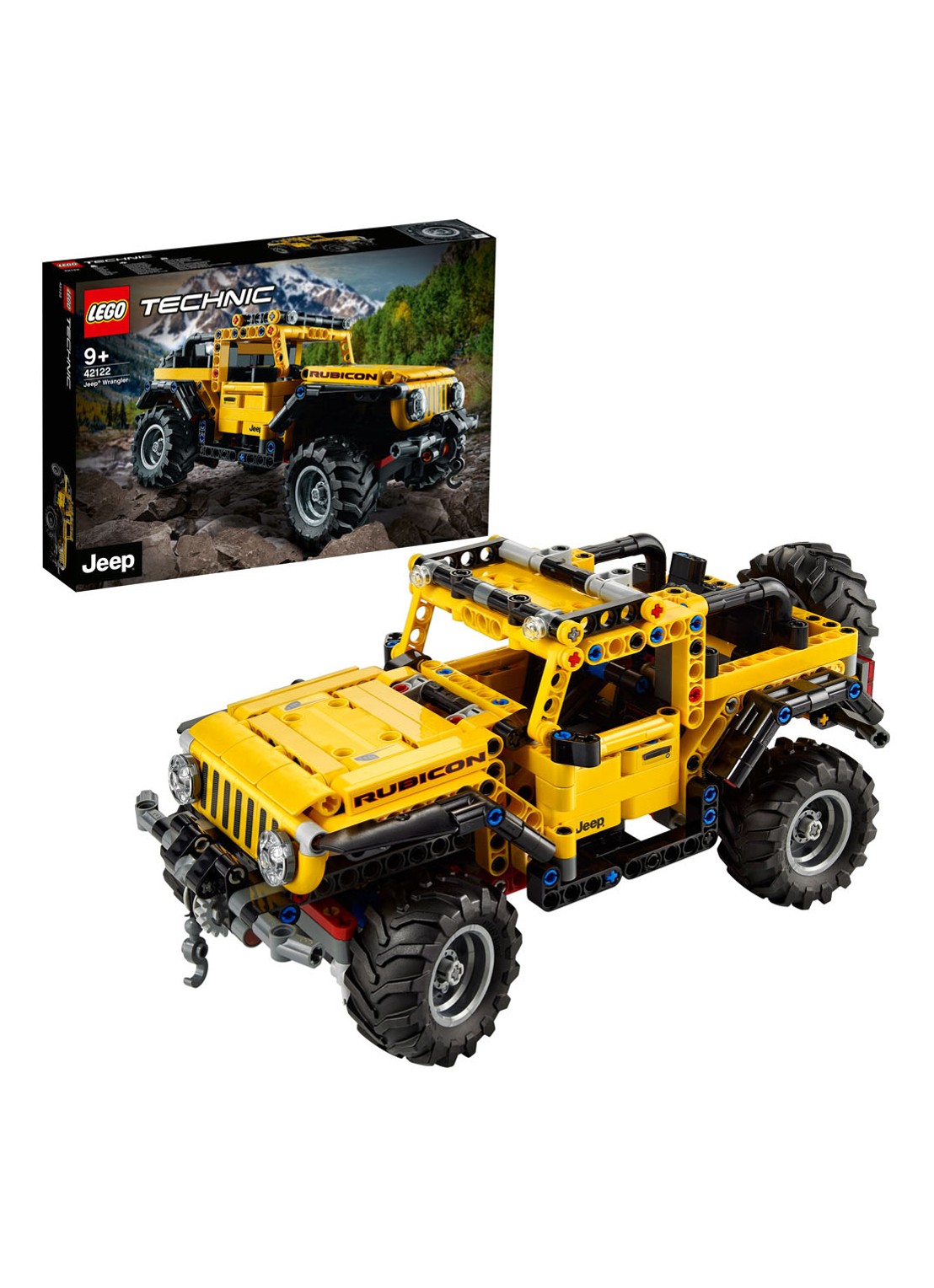 LEGO Jeep Wrangler - 42122 - detail 3 geel