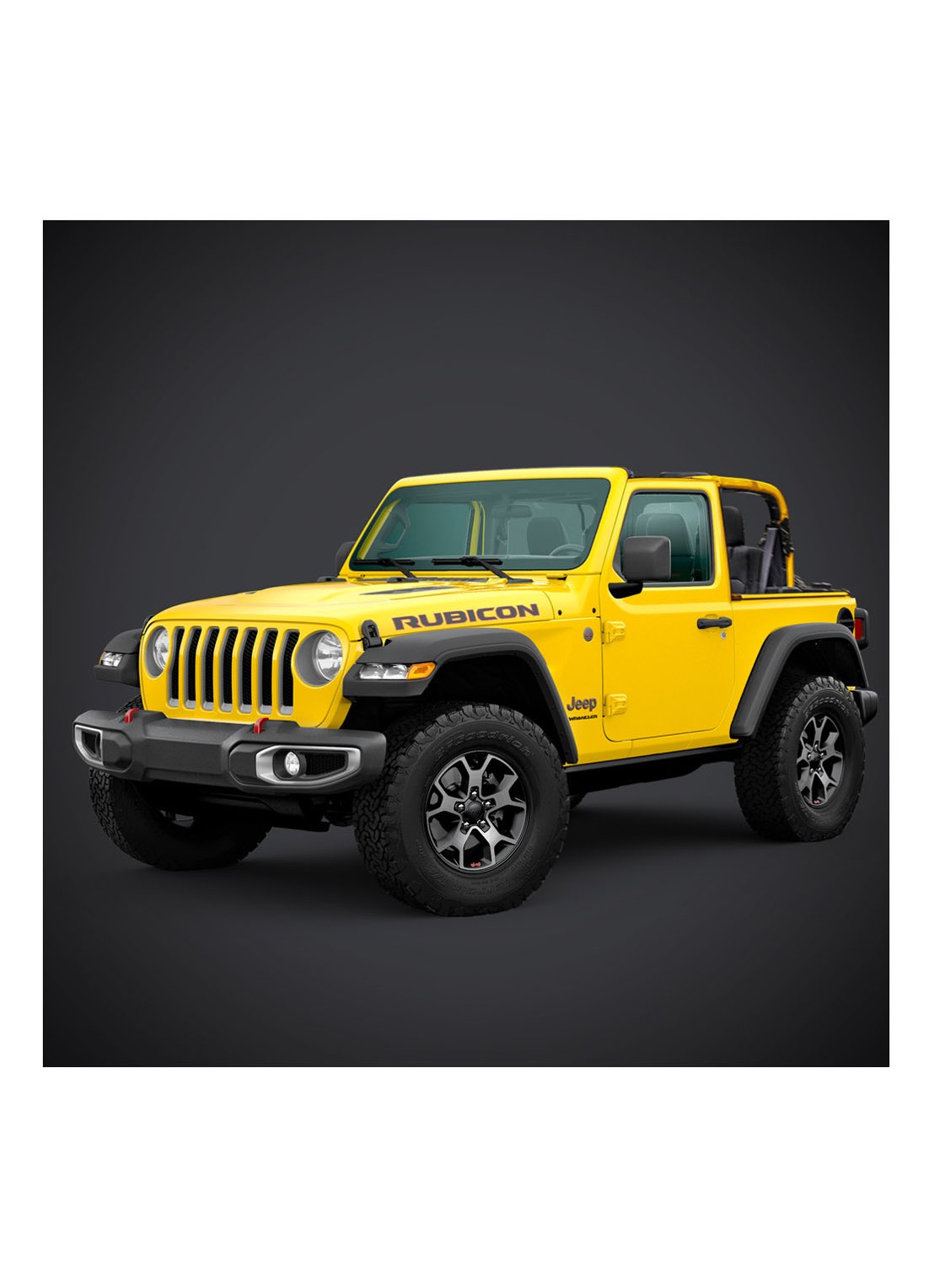 LEGO Jeep Wrangler - 42122 - detail 7 geel