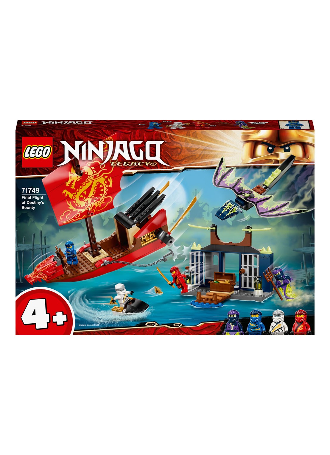 LEGO Legacy Destiny's Bounty Set - 71749 - voorkant rood