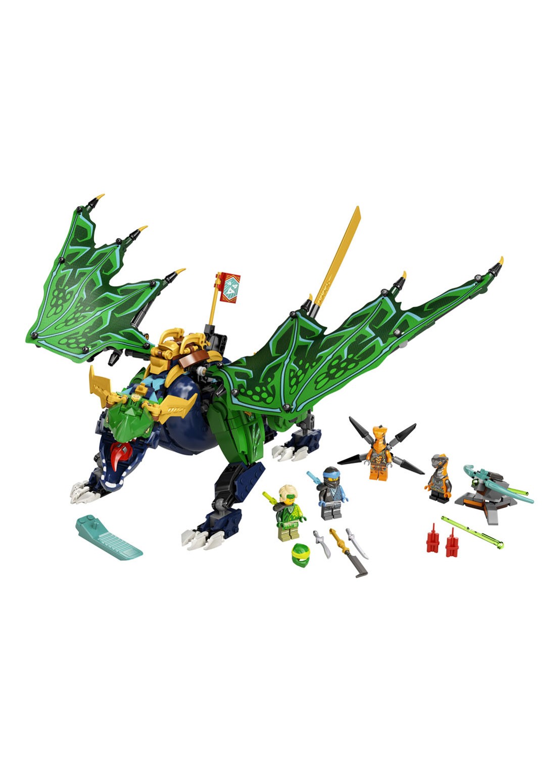 LEGO Lloyd's Legendarische Draak bouwspeelgoed - 71766 - voorkant 2 multicolor
