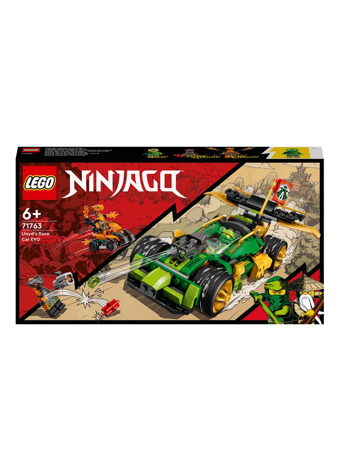 LEGO Lloyd's Racewagen EVO bouwspeelgoed - 71763 - voorkant 6 multicolor