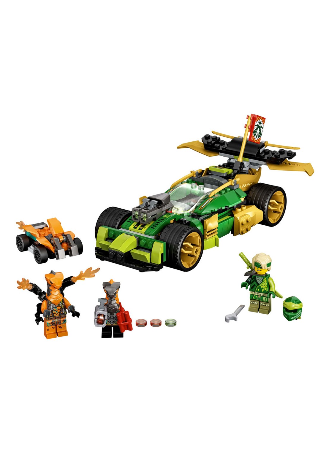 LEGO Lloyd's Racewagen EVO bouwspeelgoed - 71763 - voorkant 7 multicolor
