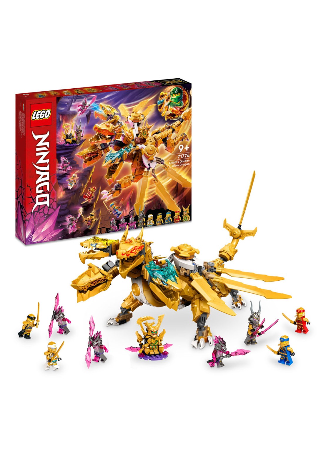 LEGO Lloyds gouden ultra draak - 71774 - detail multicolor