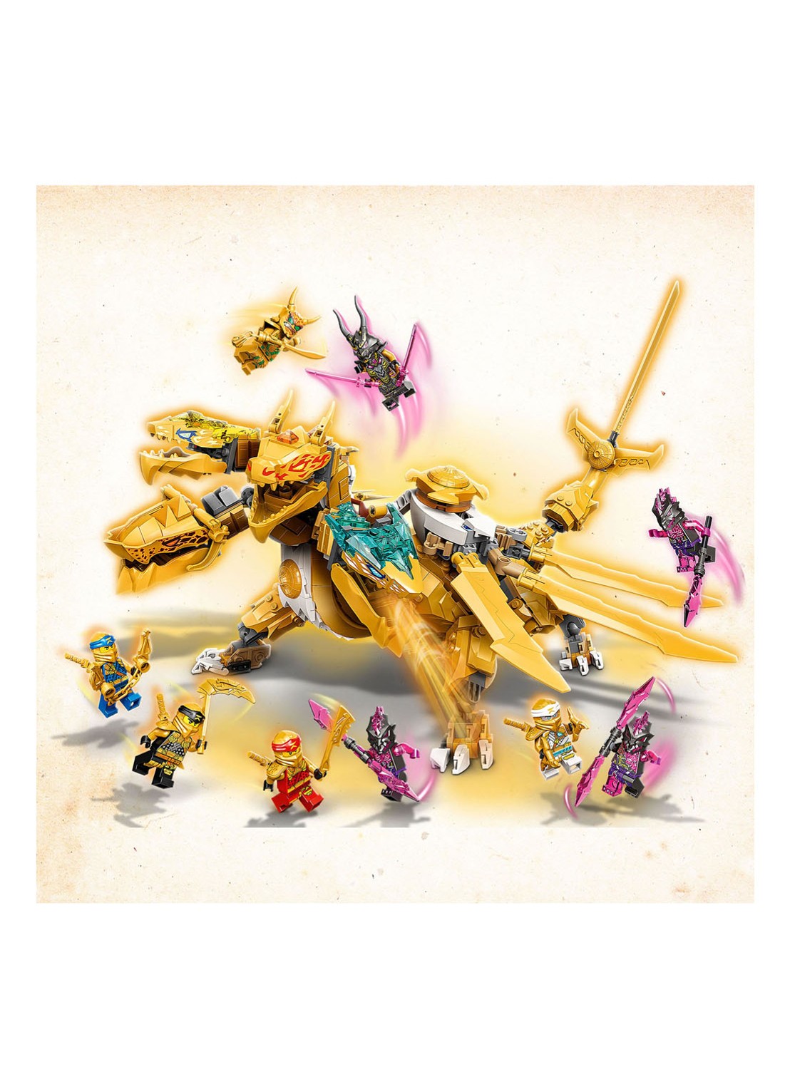 LEGO Lloyds gouden ultra draak - 71774 - detail 2 multicolor