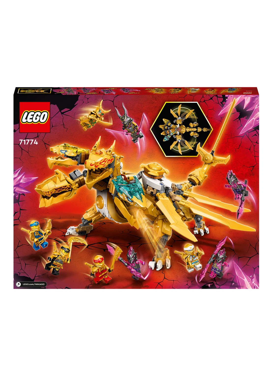 LEGO Lloyds gouden ultra draak - 71774 - detail 5 multicolor