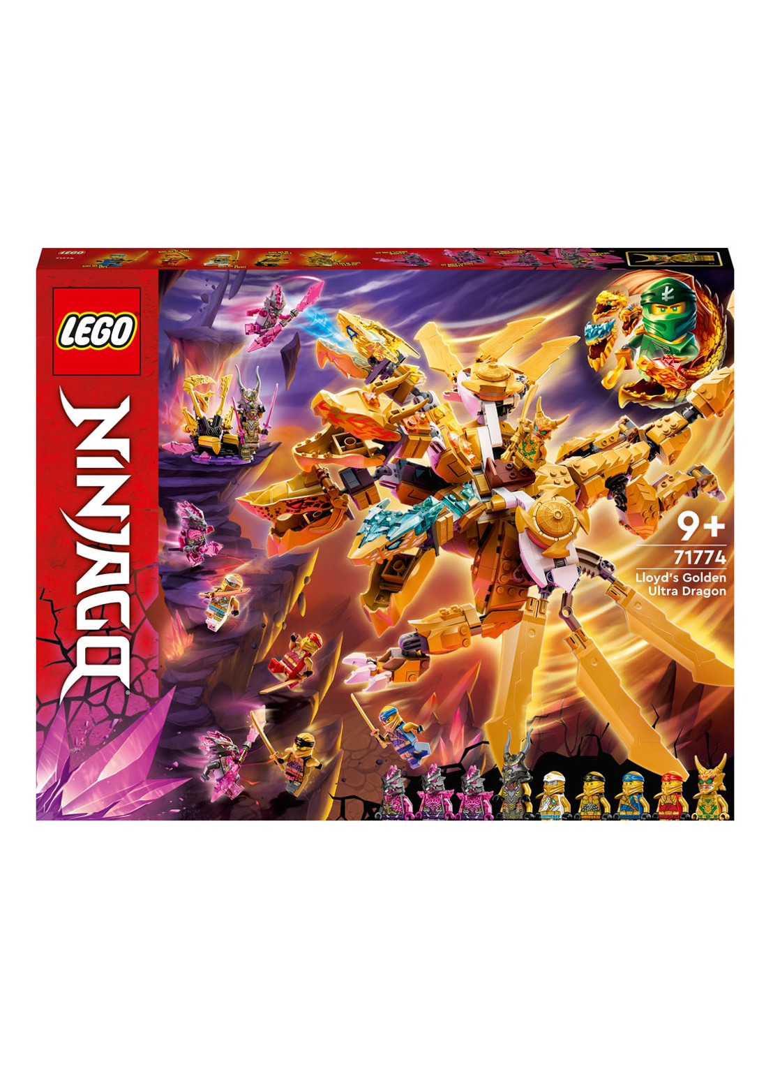 LEGO Lloyds gouden ultra draak - 71774 - voorkant 6 multicolor