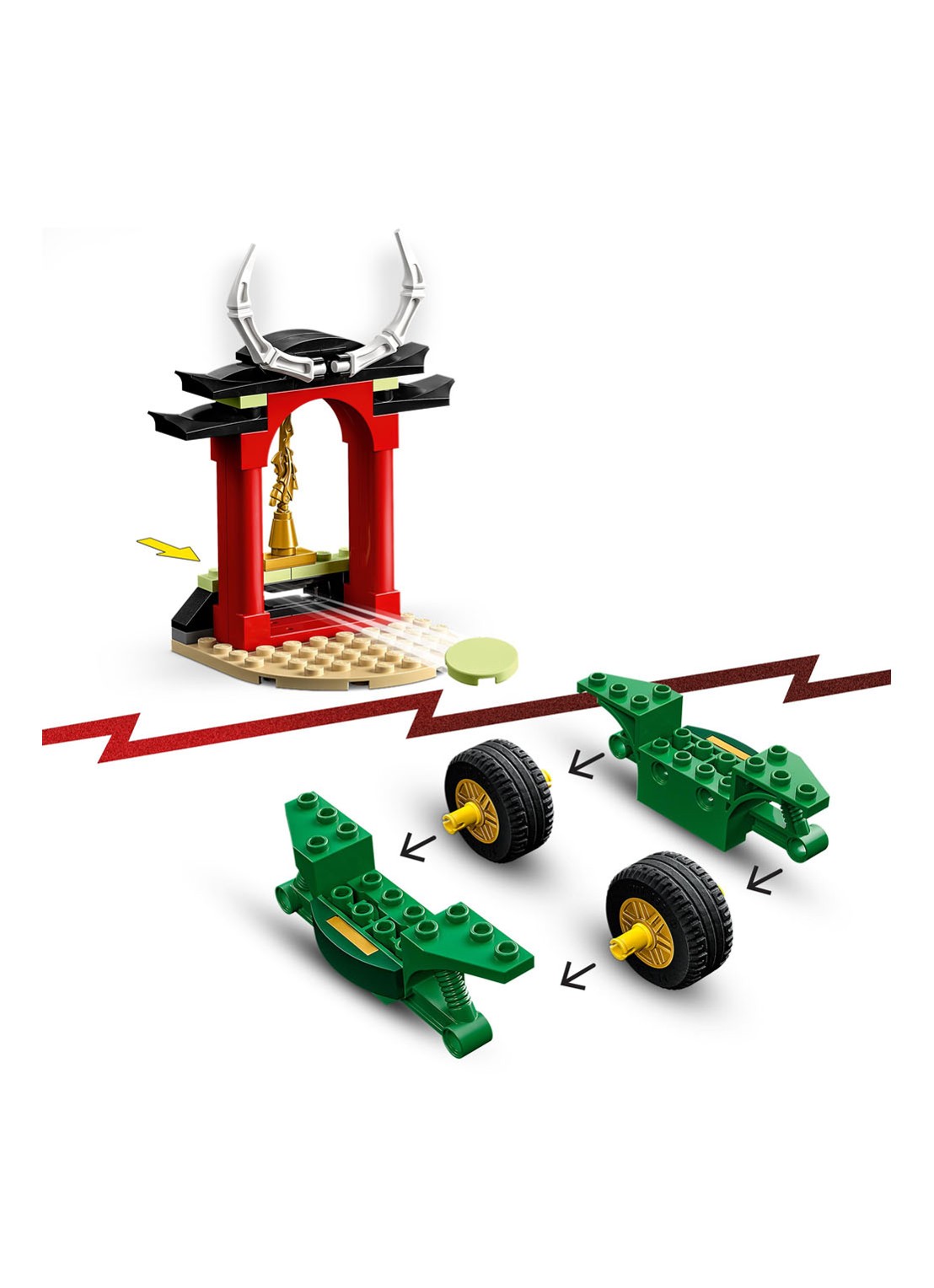 LEGO Lloyds Ninja motor - 71788 - detail 3 multicolor