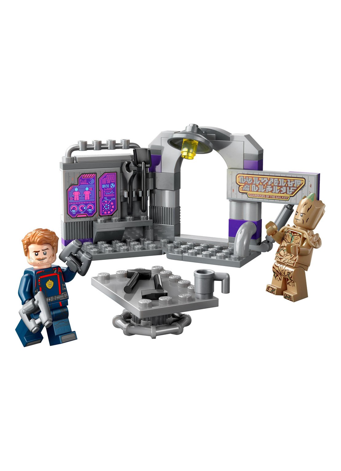 LEGO Marvel Guardians of the Galaxy hoofdkwartier bouwset - 76253 - detail 2 multicolor
