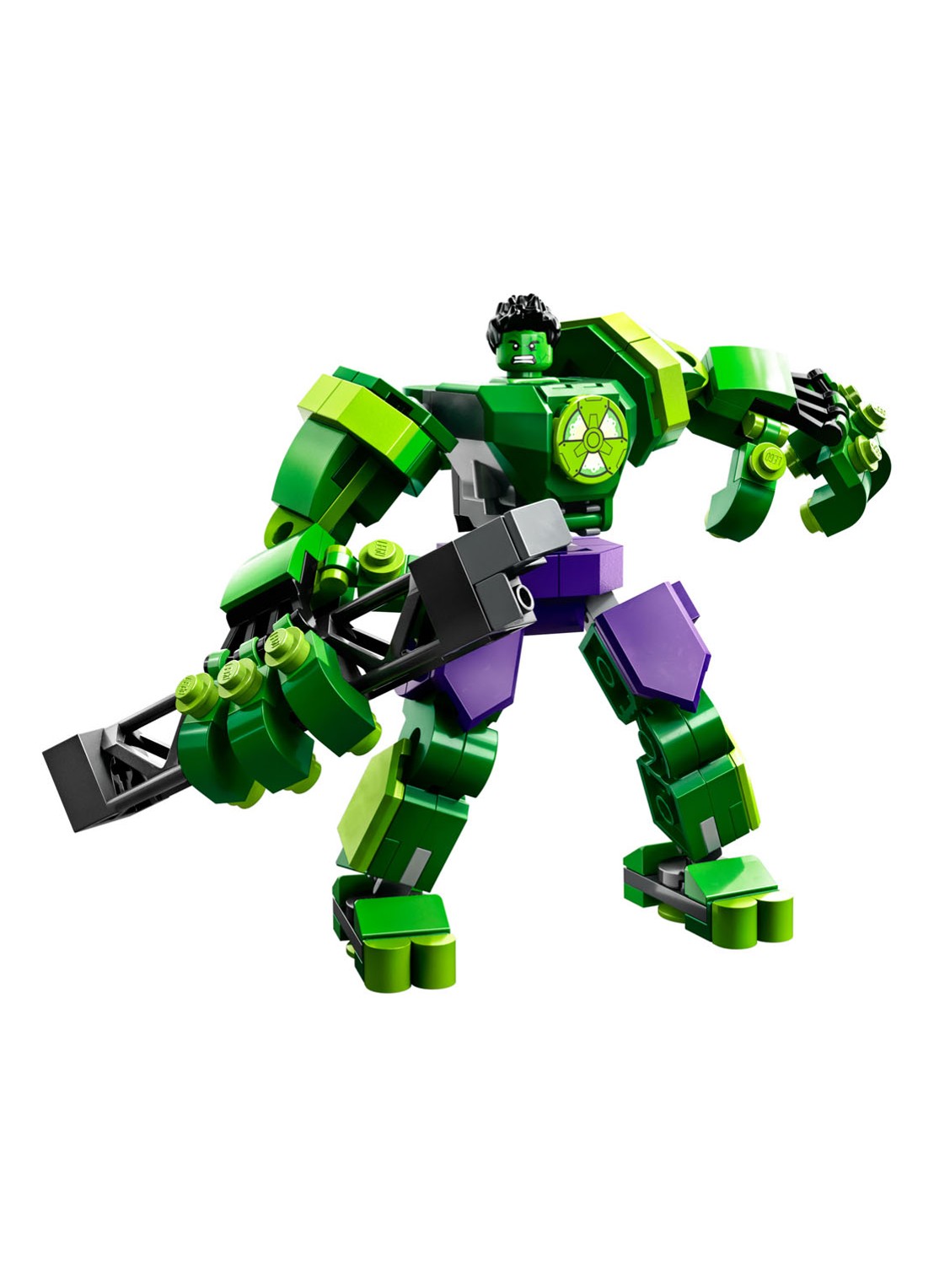 LEGO Marvel Hulk mechapantser Constructie Speelset - 76241 - achterkant 5 multicolor