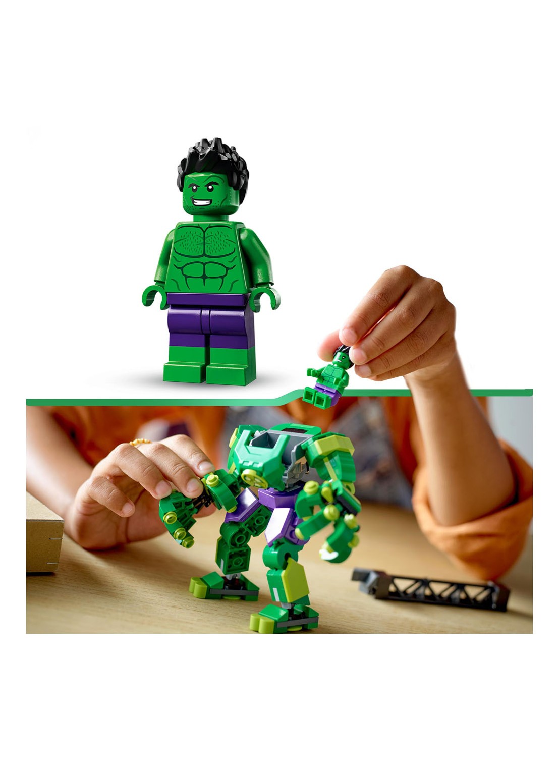 LEGO Marvel Hulk mechapantser Constructie Speelset - 76241 - detail 4 multicolor