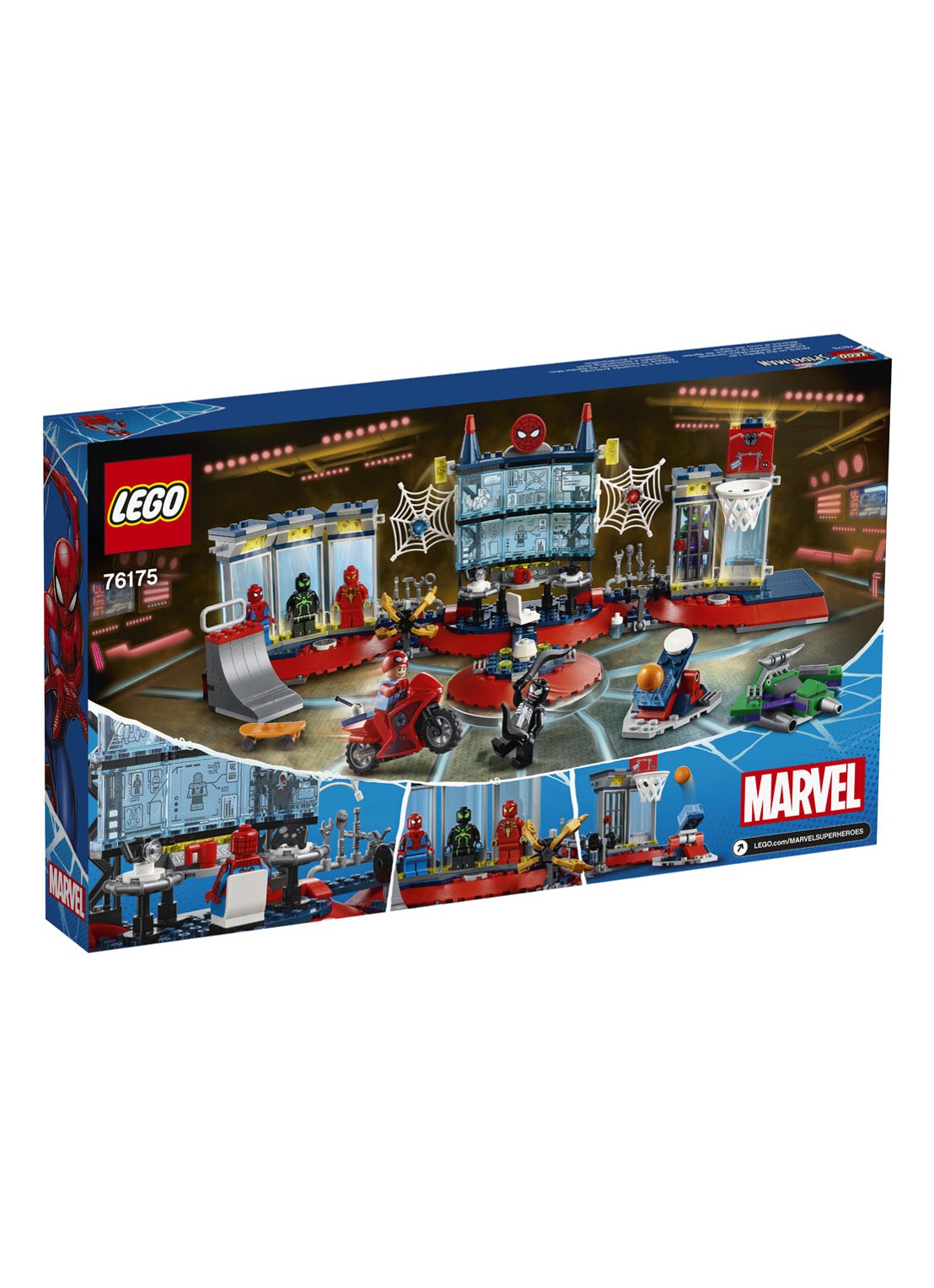 LEGO Marvel Super Heroes Aanval op de Spider schuilplaats - 76175 - detail 7 donkerblauw