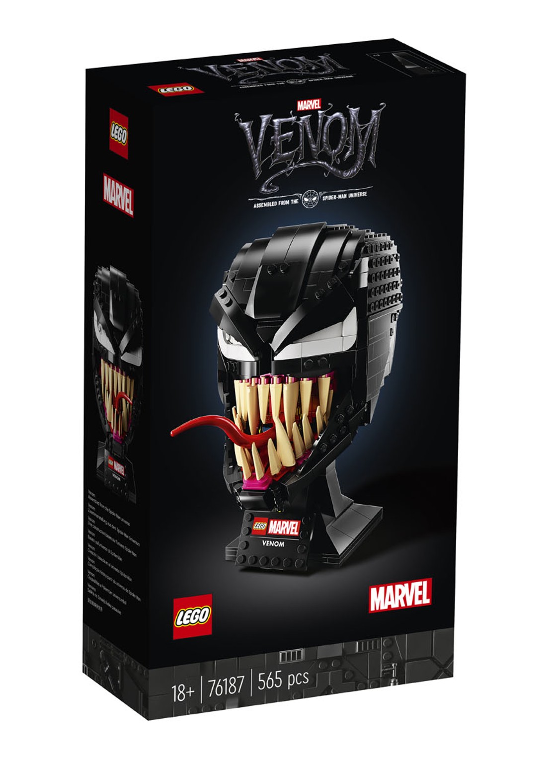 LEGO Marvel Super Heroes Venom - 76187 - voorkant zwart
