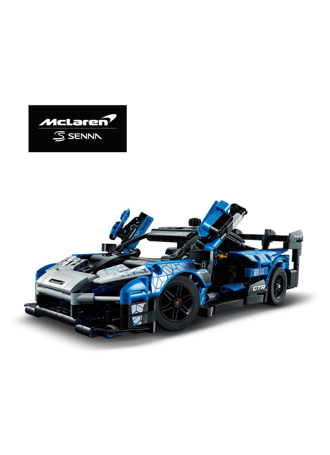 LEGO McLaren Senna GTR - 42123 - voorkant blauw