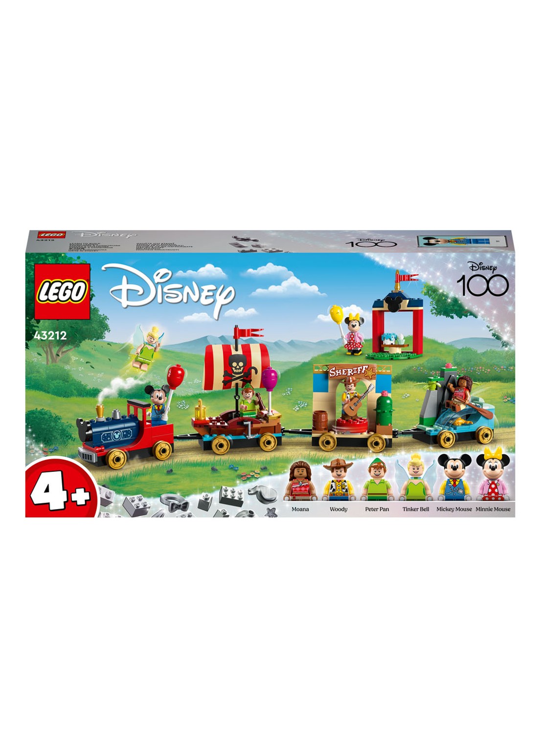 LEGO Mickey Feesttrein bouwset - 43212 - voorkant multicolor