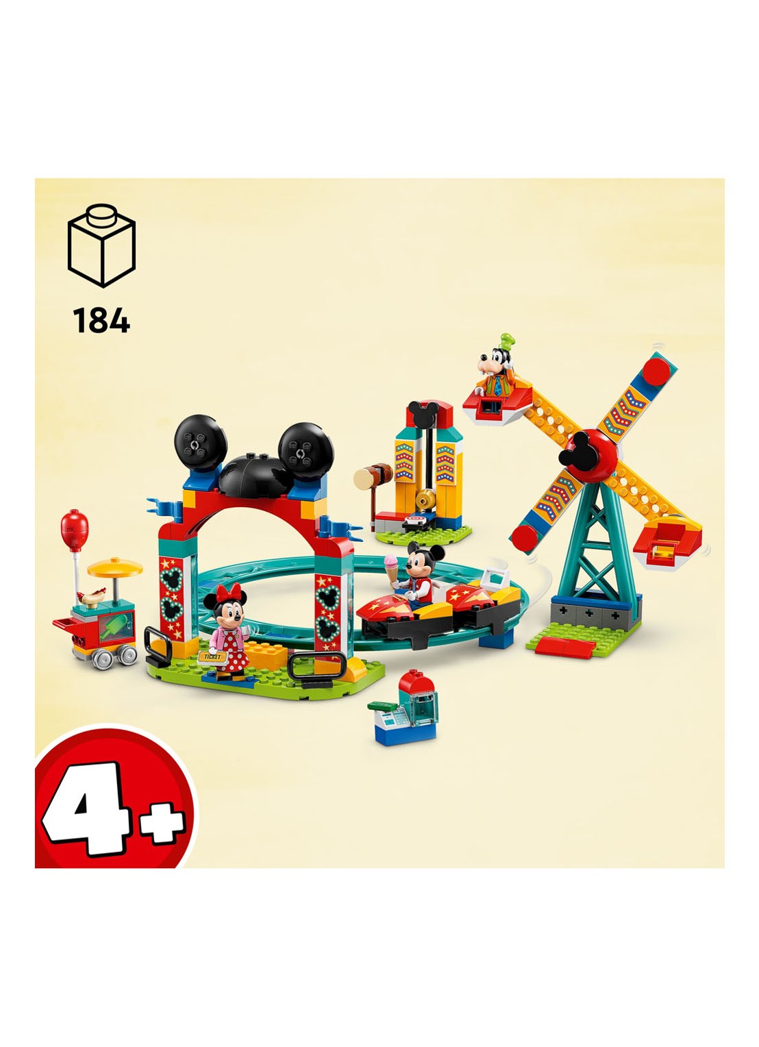 LEGO Mickey, Minnie and Goofy kermisplezier - 10778 - detail 5 multicolor