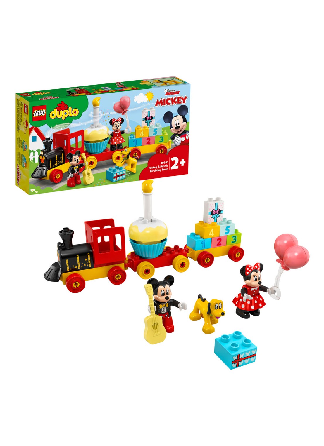 LEGO Mickey & Minnie Verjaardagstrein - 10941 - detail steenrood