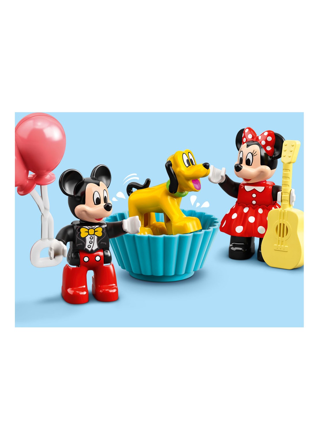 LEGO Mickey & Minnie Verjaardagstrein - 10941 - detail 5 steenrood