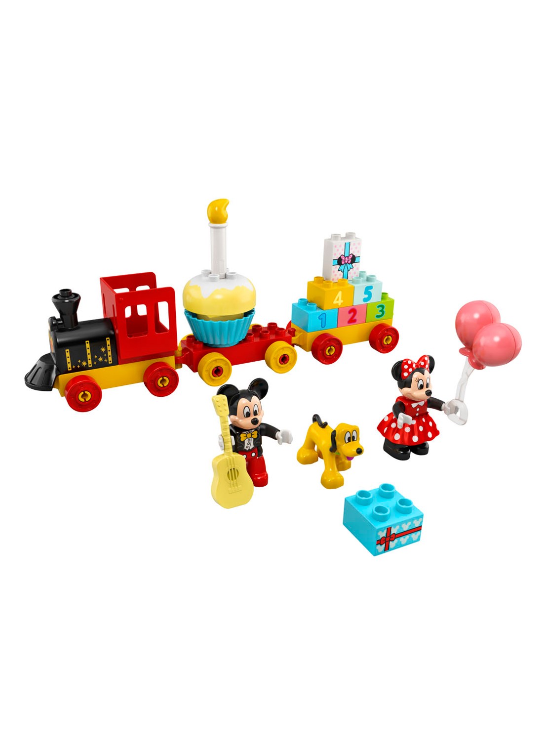 LEGO Mickey & Minnie Verjaardagstrein - 10941 - voorkant 7 steenrood