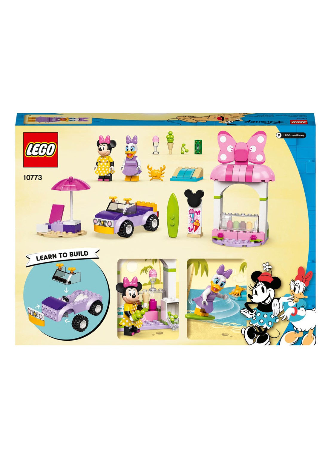 LEGO Mickey Mouse Minnie Mouse ijssalon - 10773 - detail 5 roze