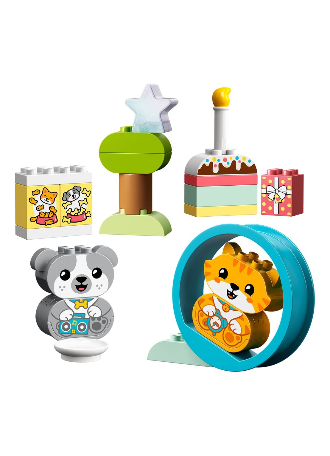 LEGO Mijn eerste puppy en kitten met geluid - 10977 - voorkant 2 multicolor