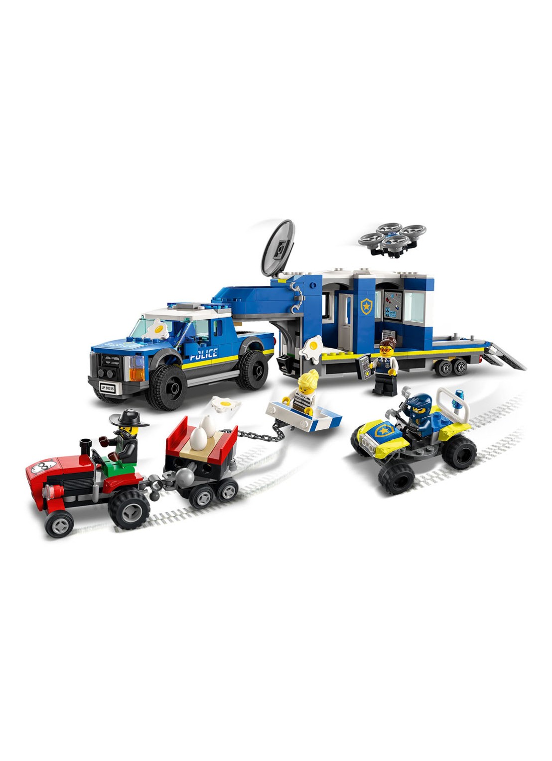 LEGO Mobiele Commandowagen Politie bouwspeelgoed - 60315 - voorkant 7 multicolor