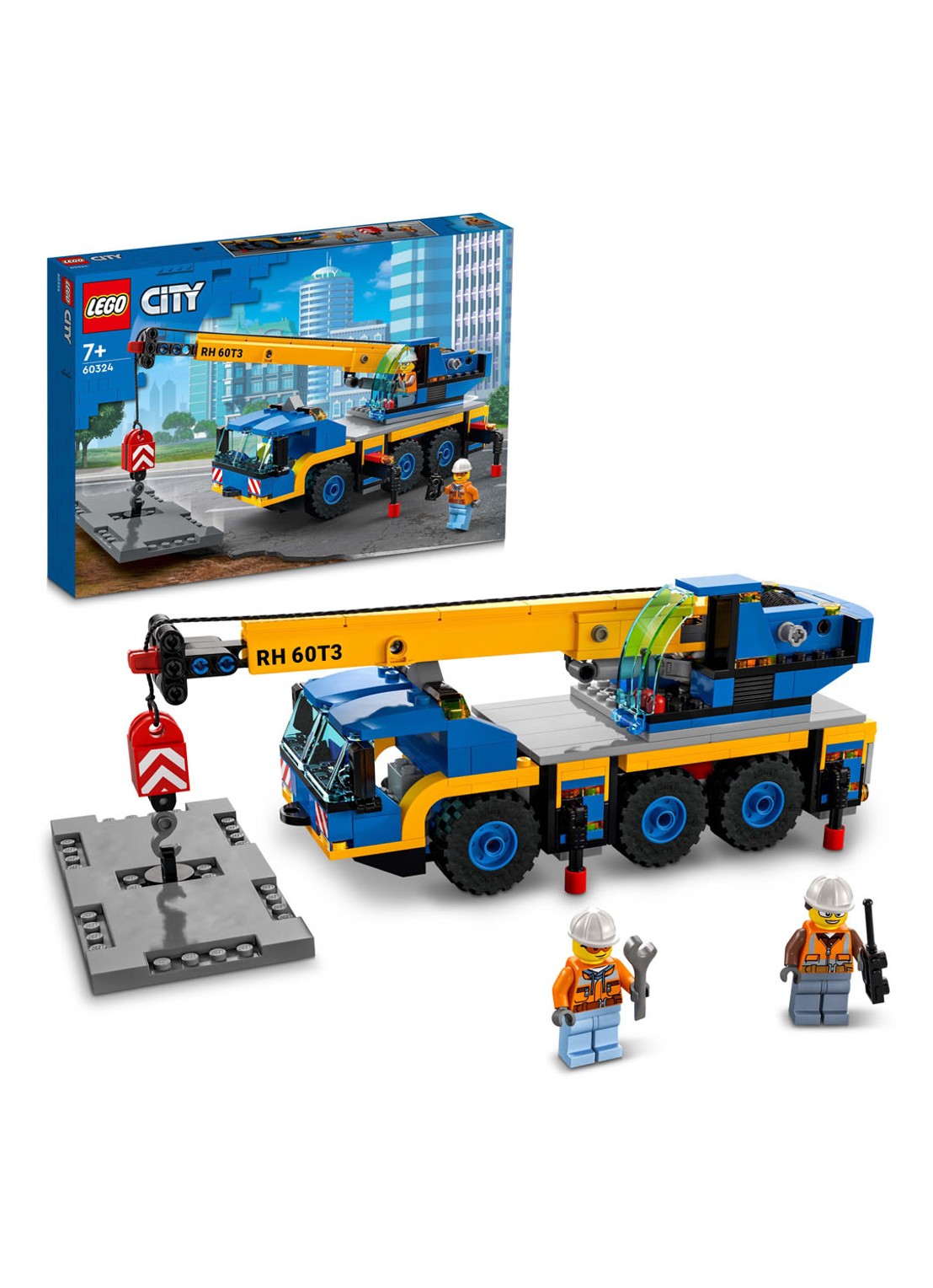 LEGO Mobiele Kraan bouwspeelgoed - 60324 - detail 3 multicolor