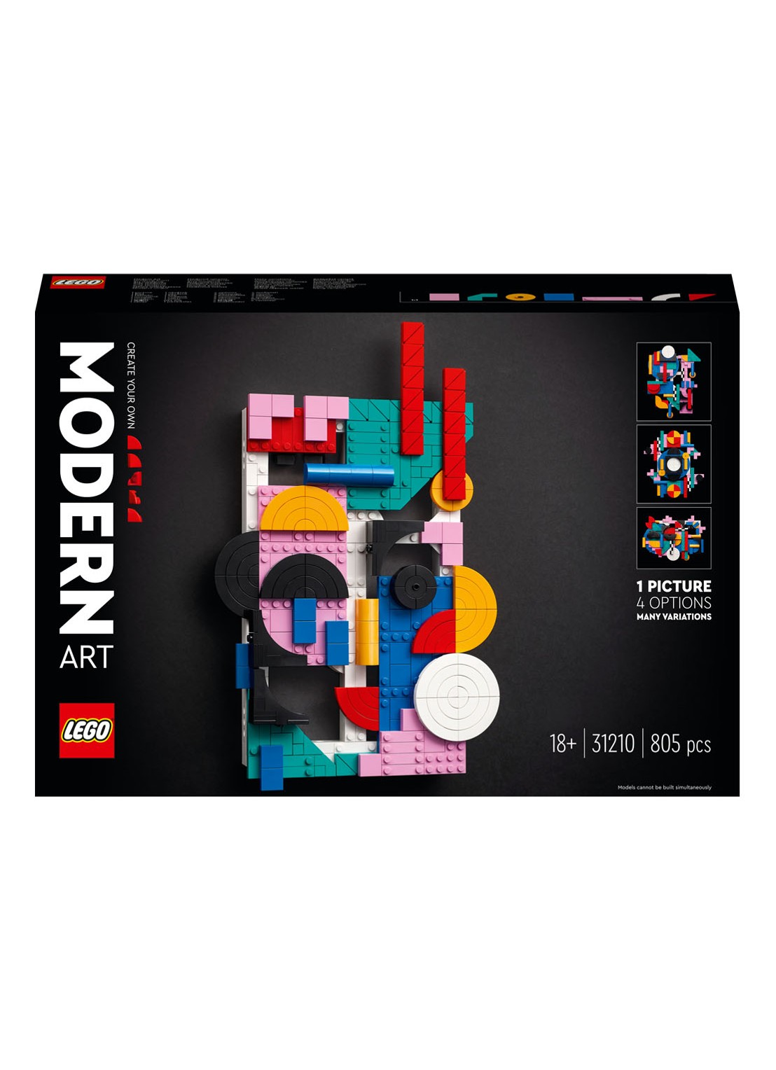 LEGO Modern art - bouwset 31210 - voorkant undefined