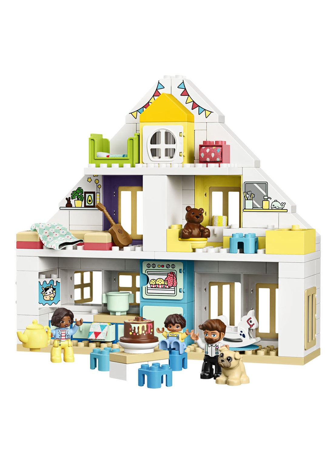 LEGO Modulair speelhuis - 10929 - voorkant wit