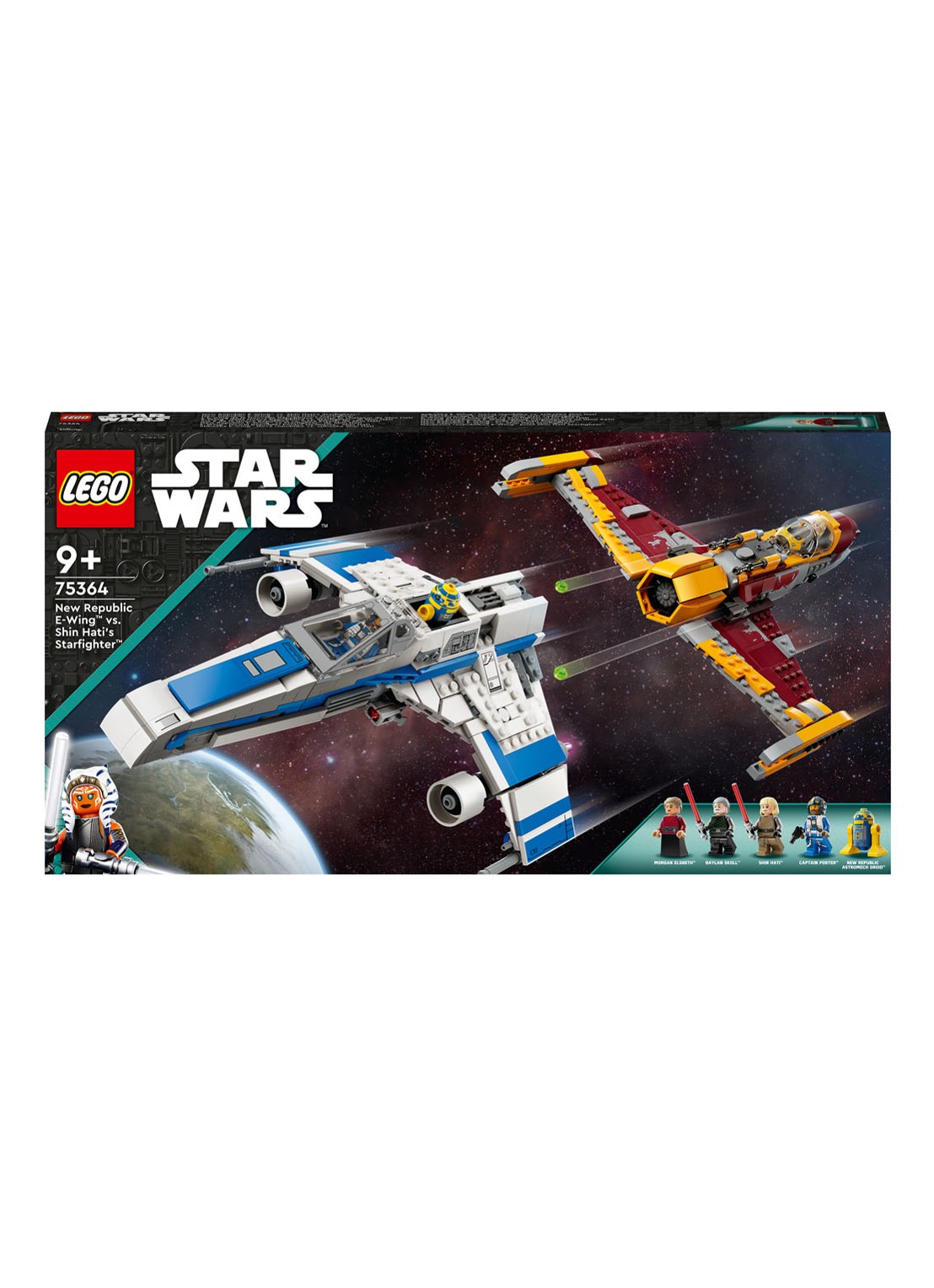 LEGO New Republic E-wing vs. Shin Hati's Starfighter Ruimteschip - bouwset 75364 - voorkant 6 multicolor
