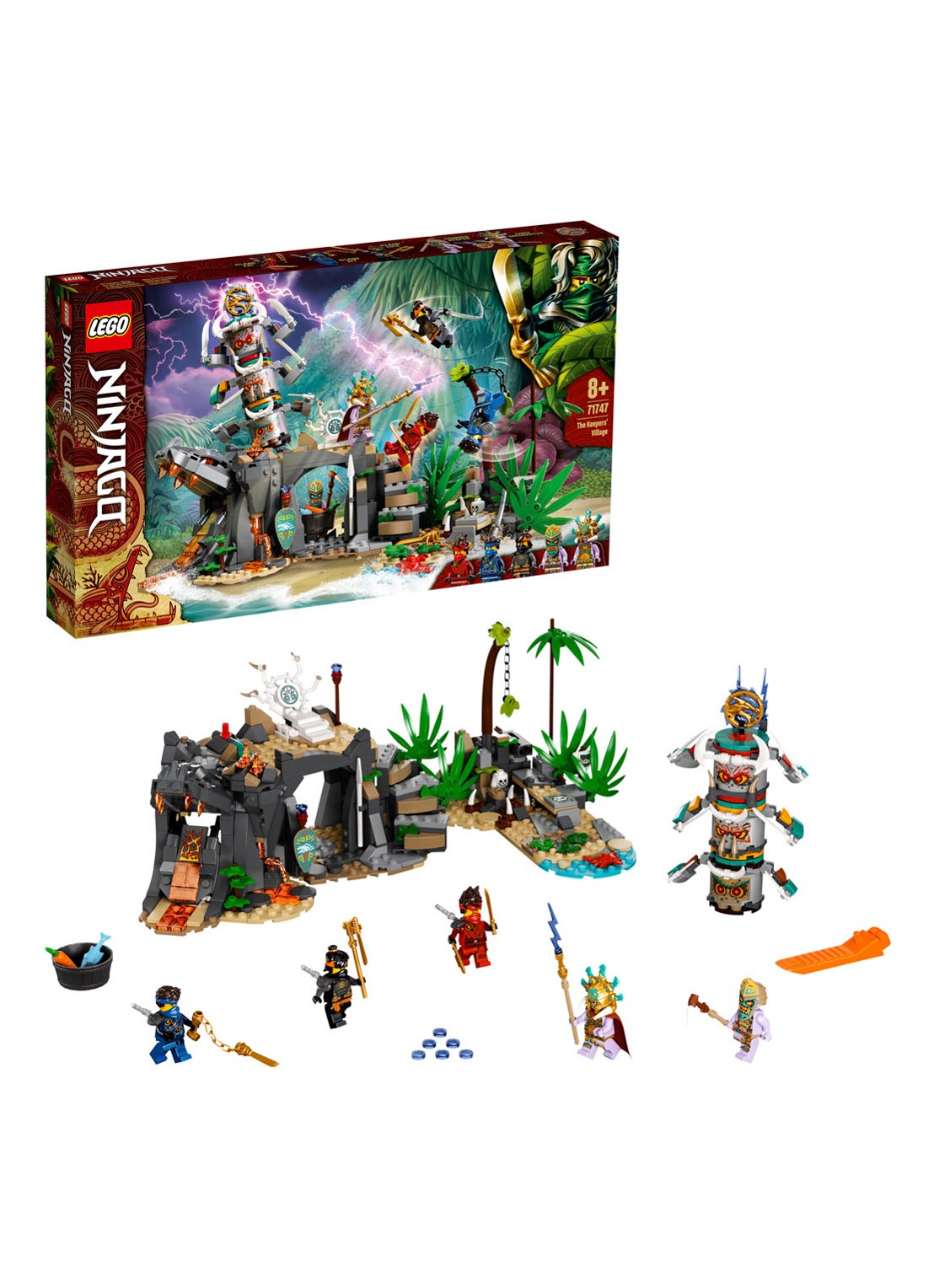 LEGO NINJAGO Het dorp van de Beschermers - 71747 - detail donkergrijs