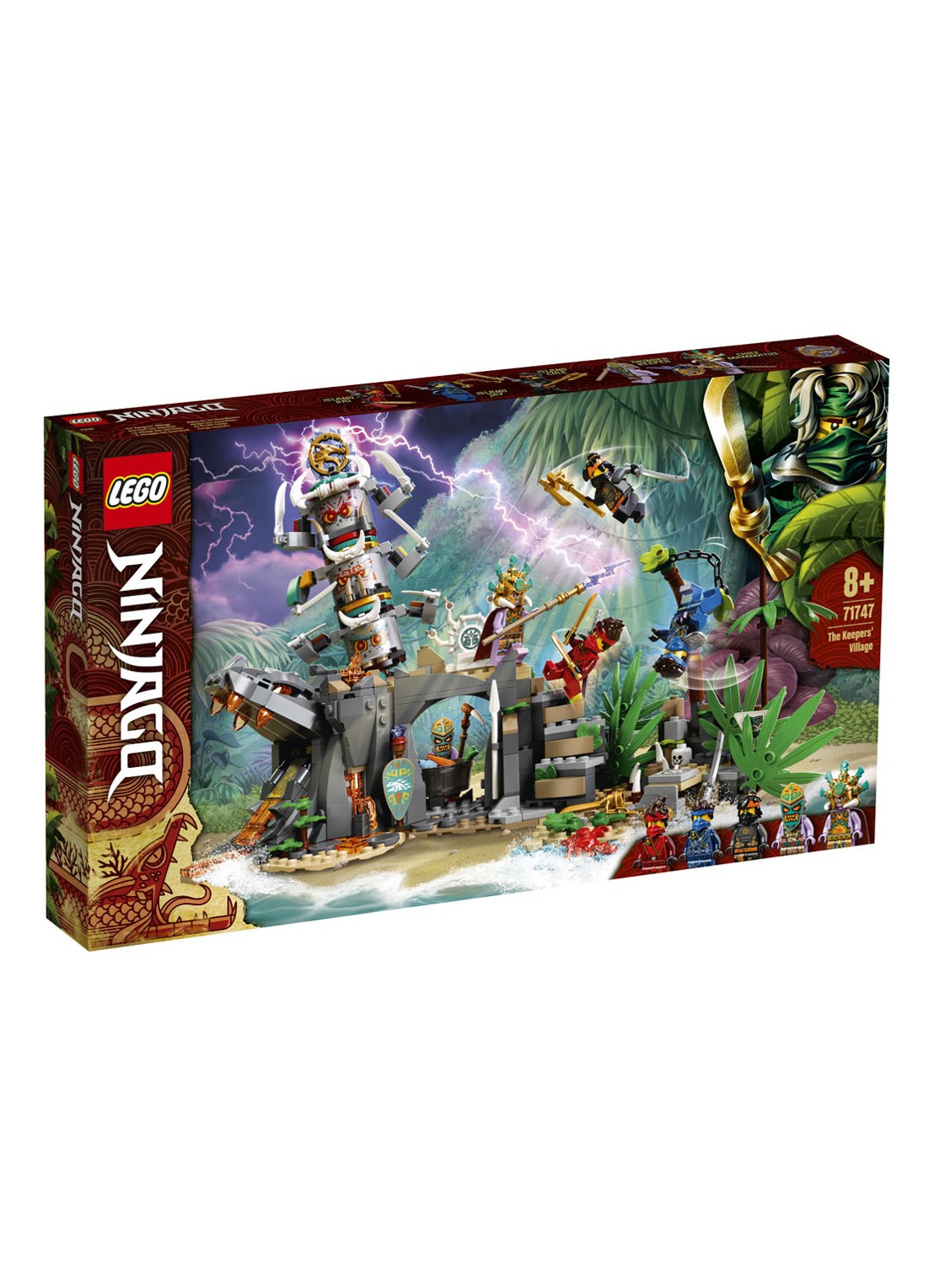 LEGO NINJAGO Het dorp van de Beschermers - 71747 - voorkant 6 donkergrijs