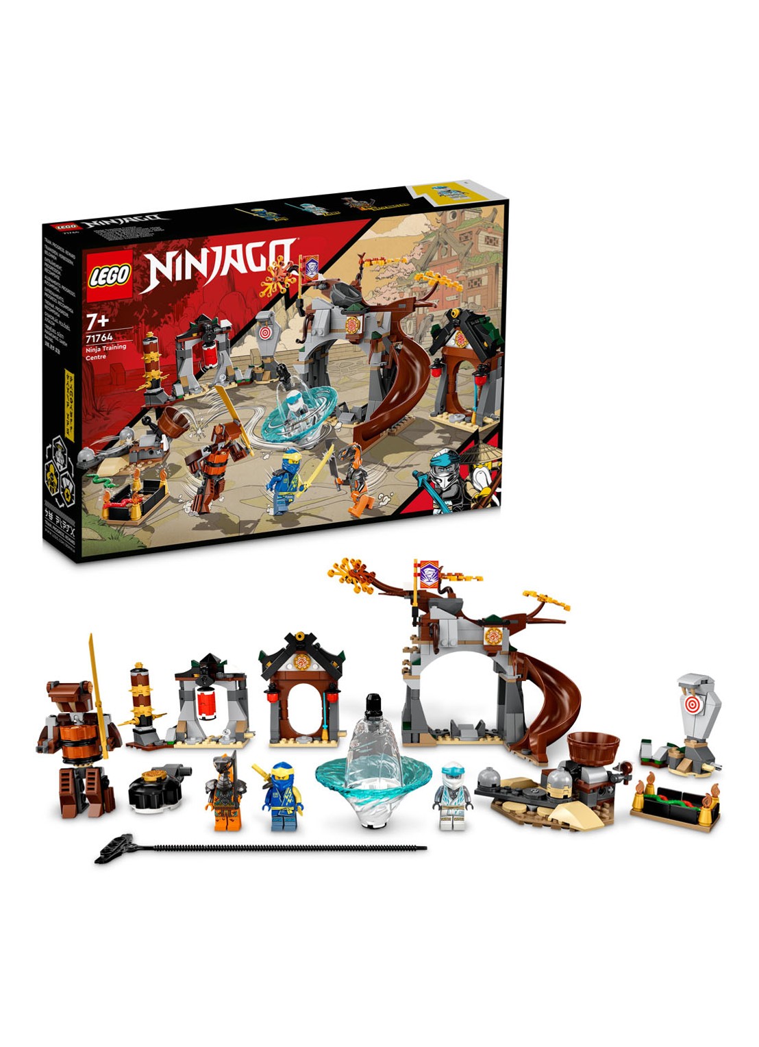 LEGO NINJAGO Ninja Trainingcentrum Spin Speelset- 71764 - detail multicolor