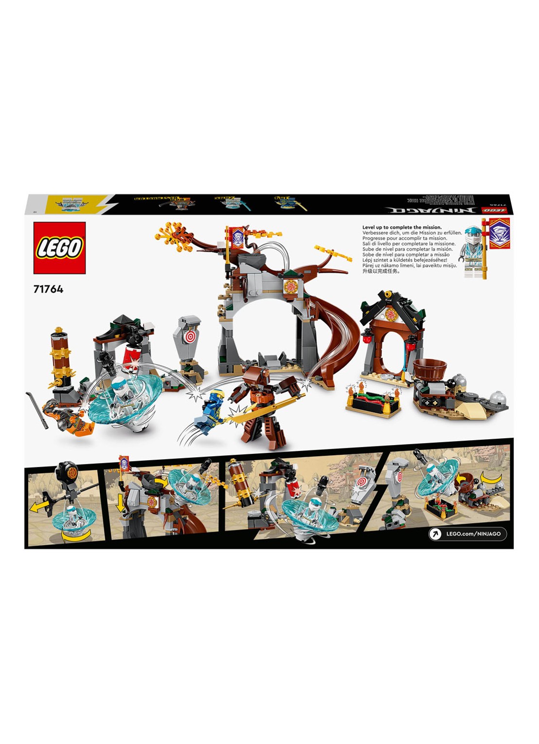 LEGO NINJAGO Ninja Trainingcentrum Spin Speelset- 71764 - detail 2 multicolor