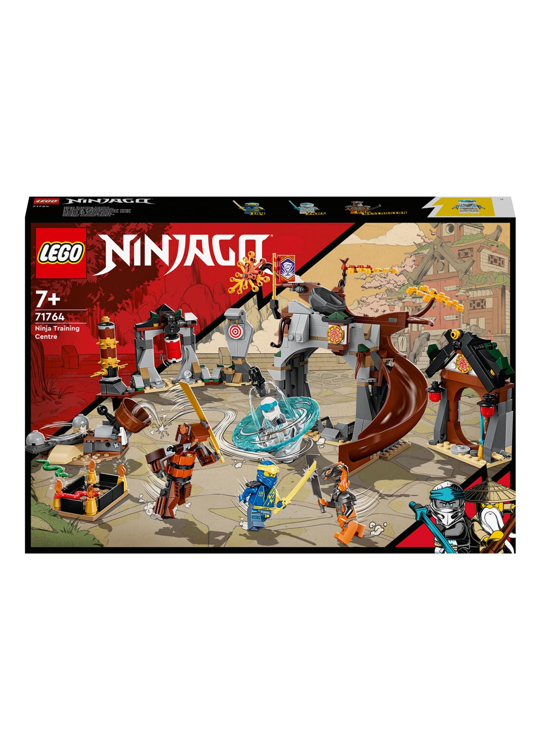 LEGO NINJAGO Ninja Trainingcentrum Spin Speelset- 71764 - voorkant 6 multicolor