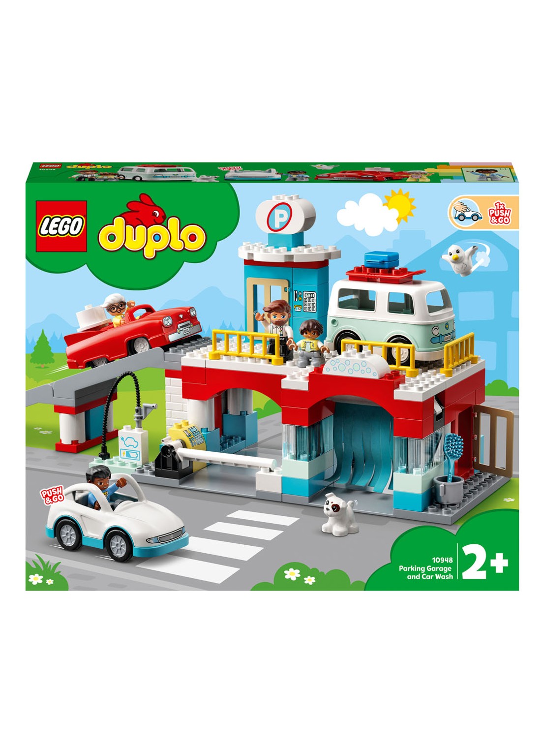 LEGO Parkeergarage en wasstraat - 10948 - voorkant multicolor