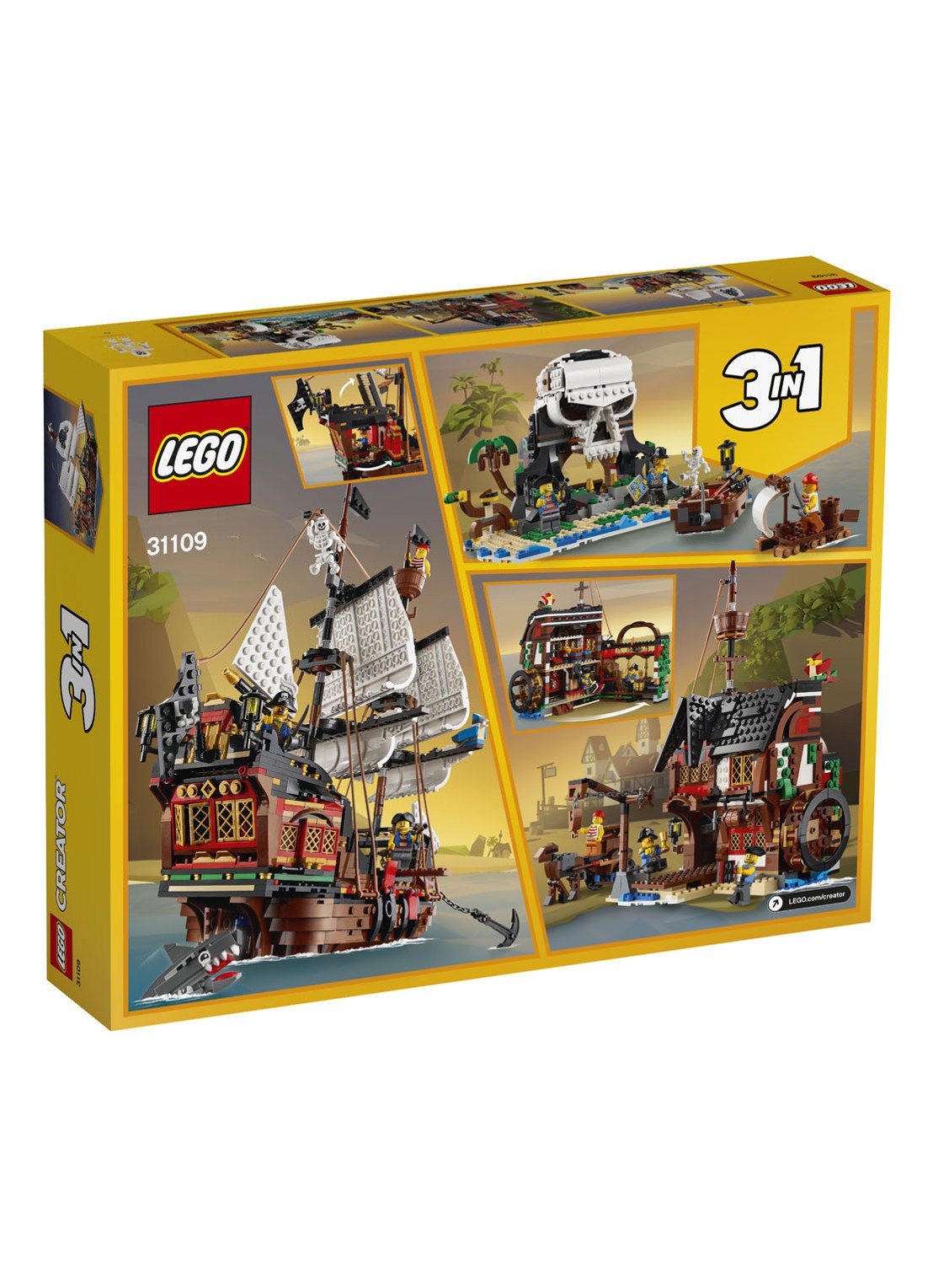 LEGO Piratenschip - 31109 - detail multicolor