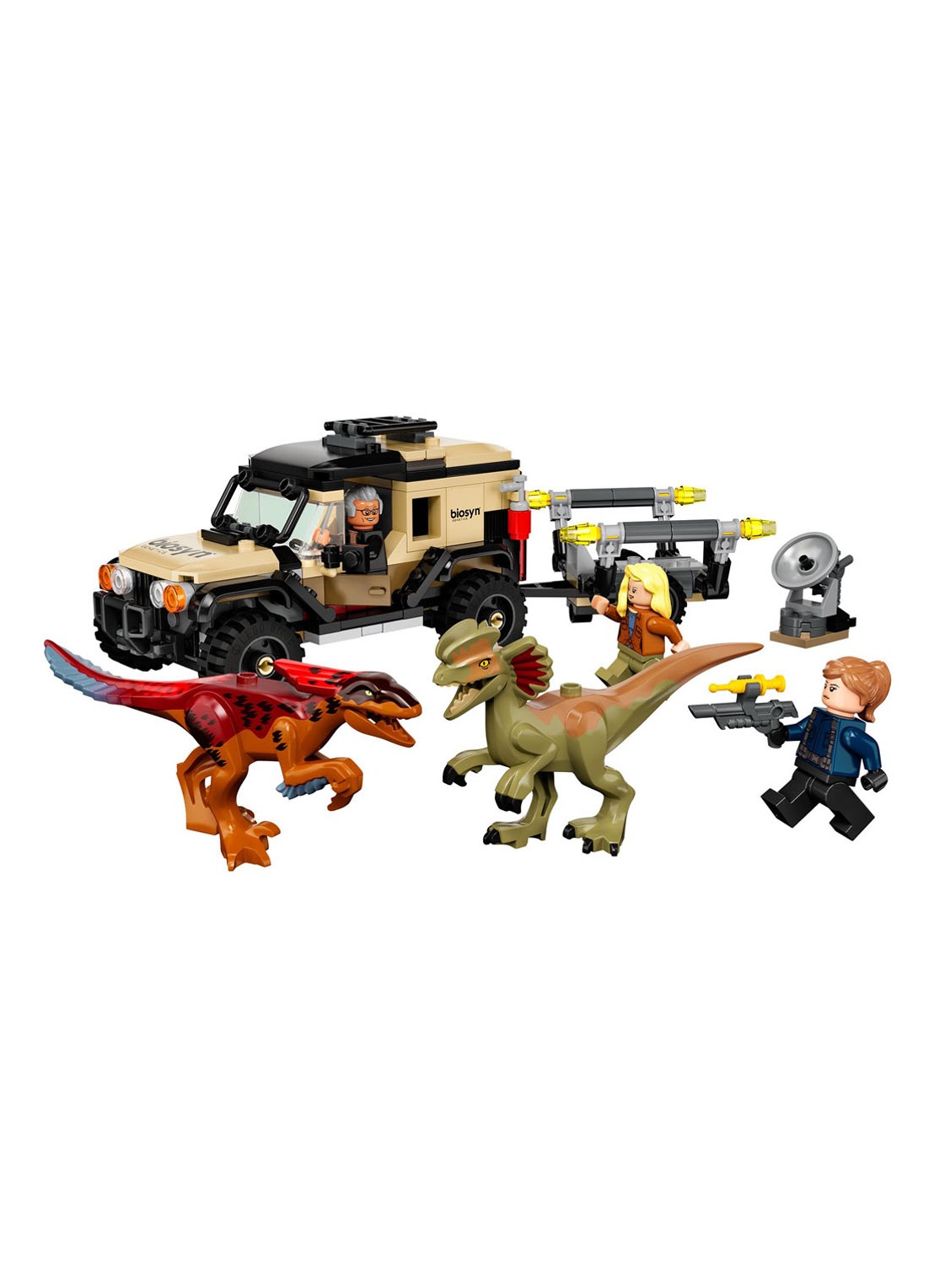LEGO Pyroraptor & Dilophosaurus Transport - 76951 - voorkant 2 multicolor