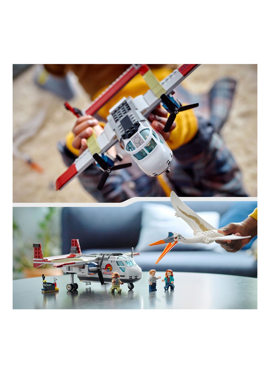 LEGO Quetzalcoatlus vliegtuighinderlaag - 76947 - detail 4 multicolor