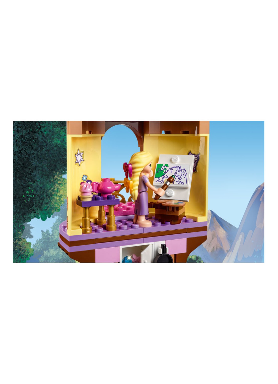 LEGO Rapunzel's toren - 43187 - detail 4 geel
